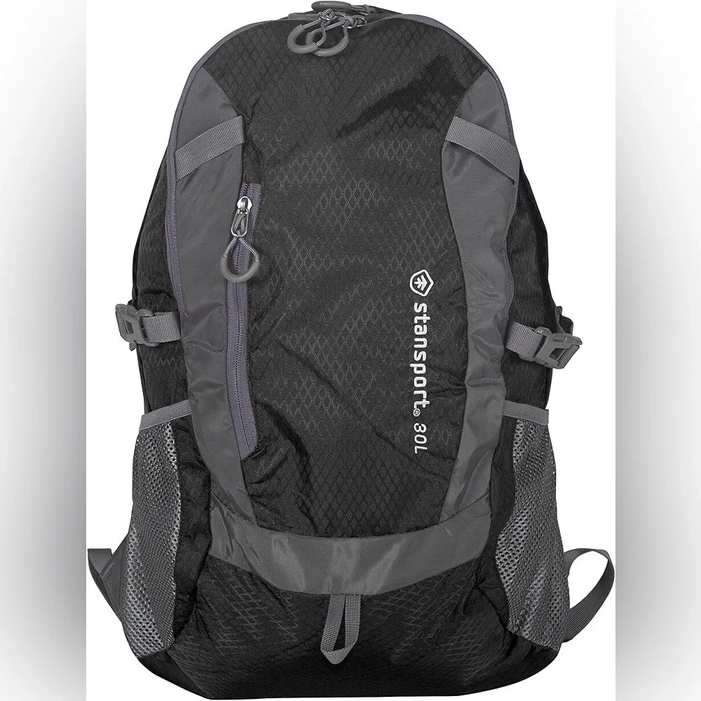 StanSport Unisex Adult Hiking Daypack - 30 Liter Olive Multiple In & out pockets